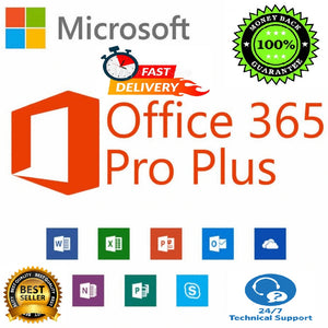 Microsoft Office 365 Professional Plus For 5 Devices, Lifetime PC / MAC
