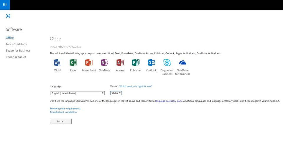 Microsoft Office 365 Professional Plus For 5 Devices, Lifetime PC / MAC