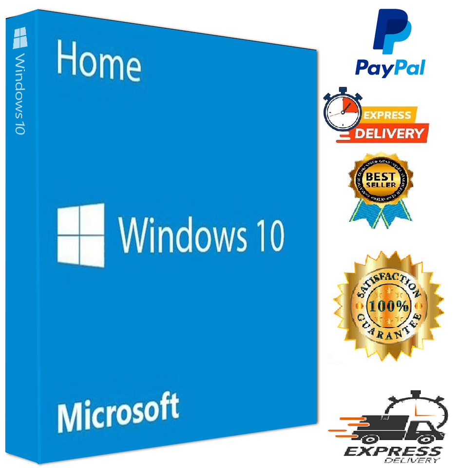 Windows 10 Home Product Key 32/64 Bit (Retail Version) Digital license key Instant Delivery